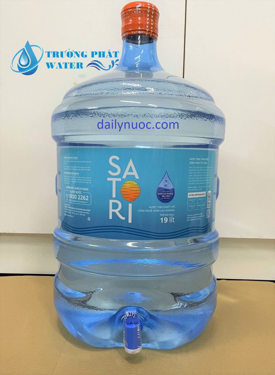 nước bình Satori 20l có vòi